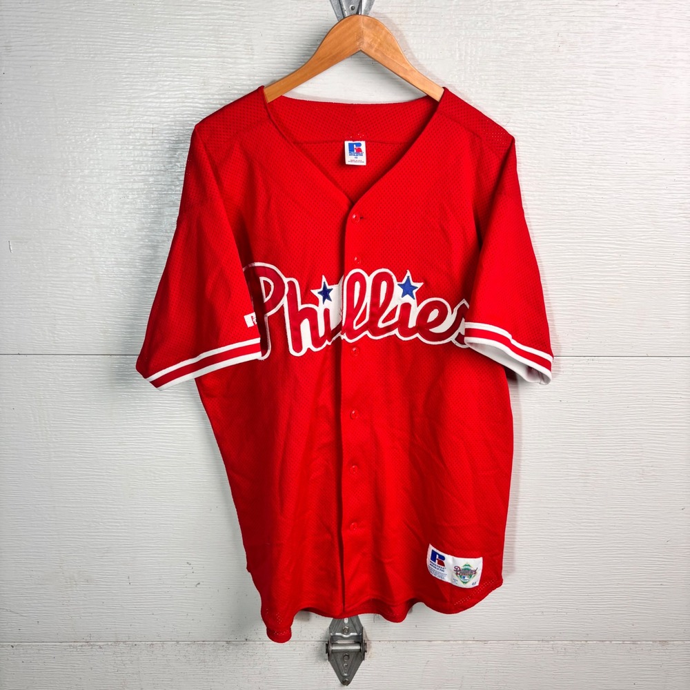 Philadelphia Phillies Russell Athletic Vintage 90s Diamond Collection Jersey 48